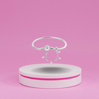 Pulsera Cadena de Serpiente con Cierre de Sol Brillante y Cadena de Seguridad con Estrellas en Plata de Ley 925